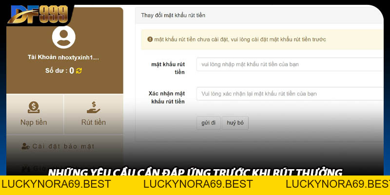 Rút Tiền DF999 Linh Hoạt Nhiều Hình Thức Khác Nhau Tiện Lợi